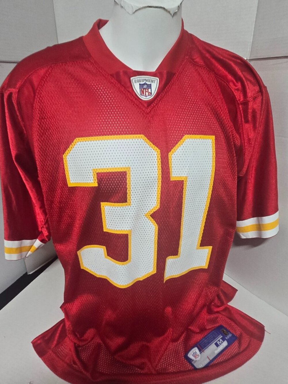 Reebok NFL Kansas City Chiefs Priest Holmes #31 Jersey – Size Medium 🔥🏈